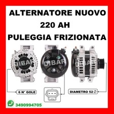 ALTERNATORE NUOVO 220AH JEEP