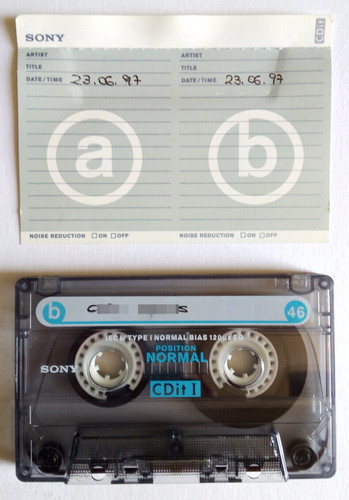 Musicassetta sony cdit - cdit, i