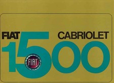 Catalogue Brochure Fiat  1500