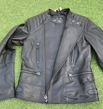 Giacca pelle nera nuova con - pelle,