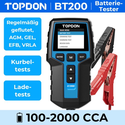 Topdon bt200 tester batteria - bt200,