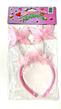 Cerchietto Farfalle Rosa con