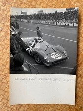 ferrari 330 p 3 spyder-le mans 1967     - foto originale - MIS.15X10