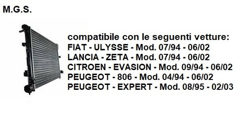 1473910080 radiatore motore - radiatore,