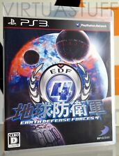 EDF Earth Defense Forces 4 Playstation 3 PS3 Japan Market, collectible condition