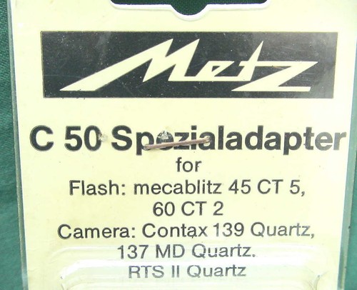 Adattatore flash metz - adattatore, c50