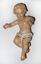 Gesù Cristo - Gesù Bambino in gesso con occhi dipinti a mano