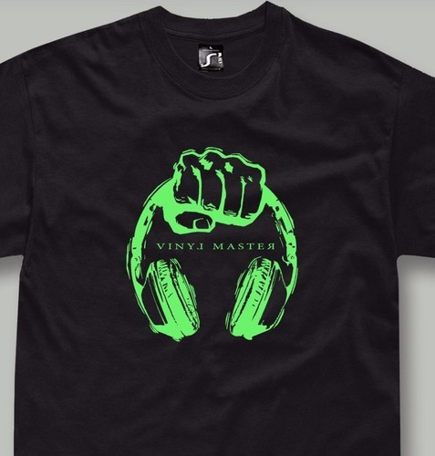 Cuffie shirt vinyl master - master, dj