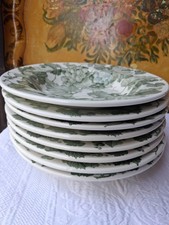 8 PIATTI CERAMICA QUADRIFOGLIO