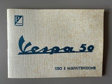Libretto uso e manutenzione originale Vespa 50 4a edizione-usato pari al nuovo