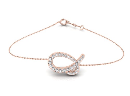Bracciale oro rosa 18 - in,