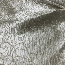 Tessuto Broccato Panna Lucido