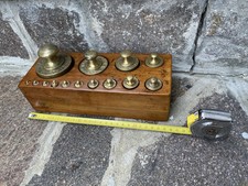 Pesi ottone per bilancia antica