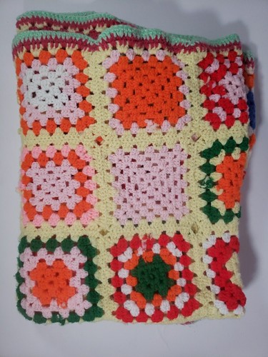 Copriletto vintage uncinetto - vintage,