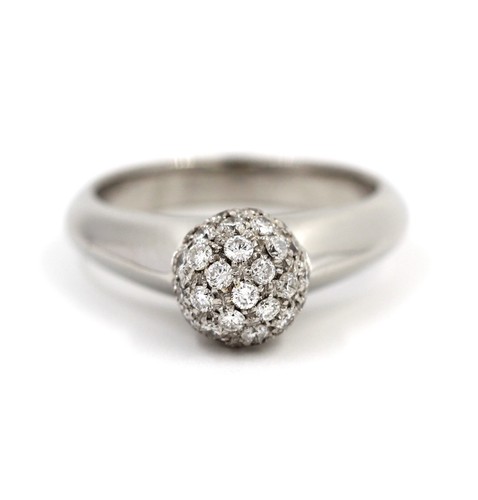 Anello solitario platino - in,