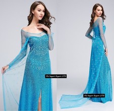 Frozen - Vestito Carnevale Donna Elsa Dress up Woman Elsa Cosplay 8899002B