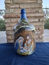Sacra Famiglia Dipinta A Mano