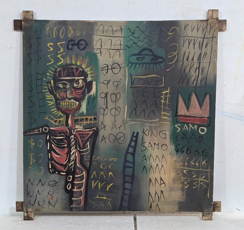 Jean michel basquiat acrilico - jean-michel,