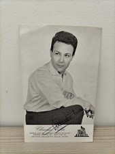 AUTOGRAFO CLAUDIO VILLA SU FOTO CARTOLINA