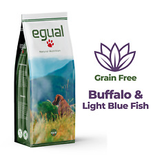 Grain Free EGUAL  BUFFALO &  LIGHT BLUE FISH formulato senza cereali 15Kg