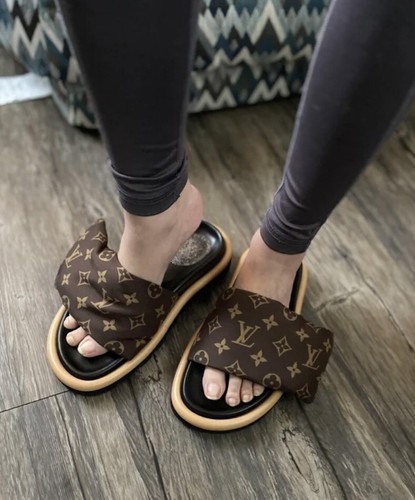 Sandali mules monogramma