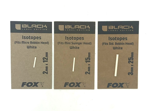 Fox nuovo pesca - etichetta, nera