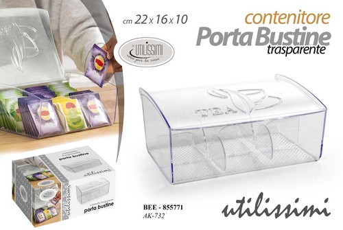 Scatola porta bustine - , te