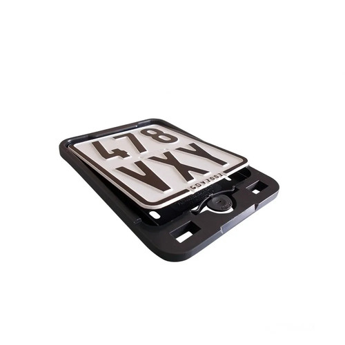 Supporto targa targa nero