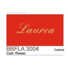20 PZ Bigliettini bigliettino bomboniera LAUREA carta colore rosso scrit 08JF