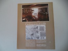 advertising Pubblicità 1981 GRATTAROLA - BINDO DI CORTENOVA VALSASSINA COMO