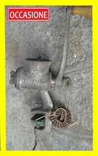 ✅?Vecchio e antico trita carne macina carne acciaio marca tre spade da restaura