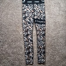 Leggings con stampa leopardata
