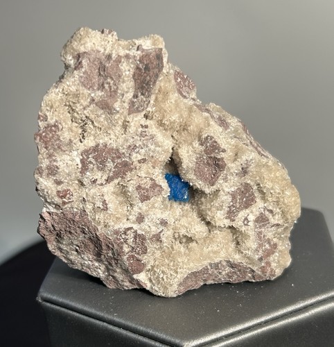 Cavansite stilbite matrix - cavansite,