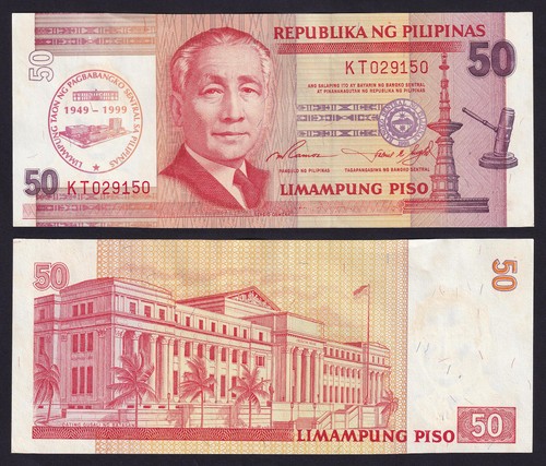 Banconota pesos ovpt - 50, 1999