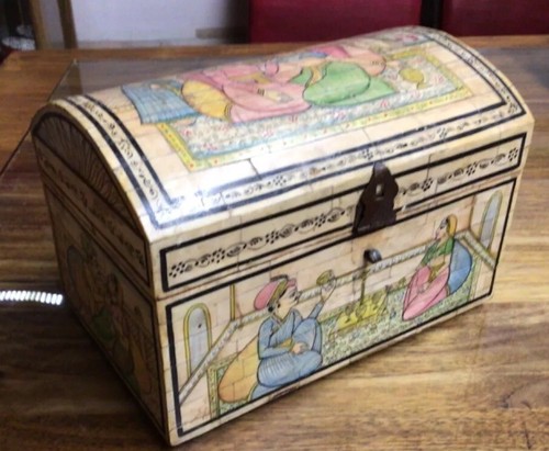 Wooden inlaid box hand - wooden,