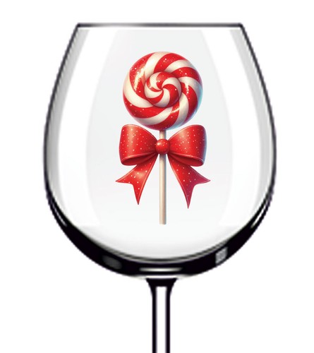 12x natale fiocco - 12x, lecca-lecca