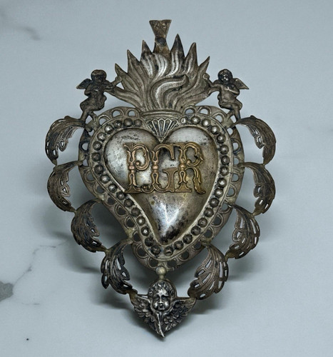 Voto vintage cuore sacro - ex,