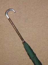 Antico ombrello in argento