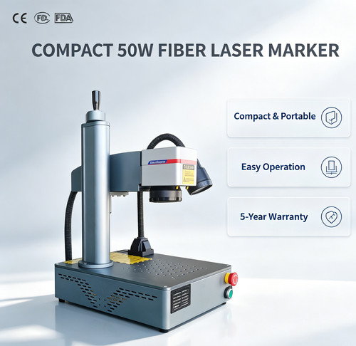 Marcatore laser fibra 50w max - marcatore,