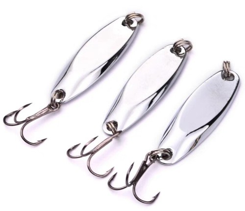 10pcs cucchiaio metallo esca - metallo,