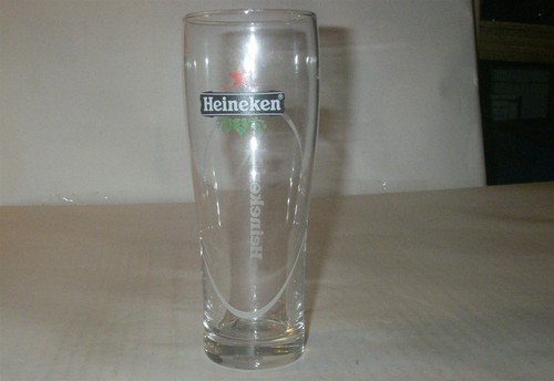 Heineken tall drinking glass - heineken,