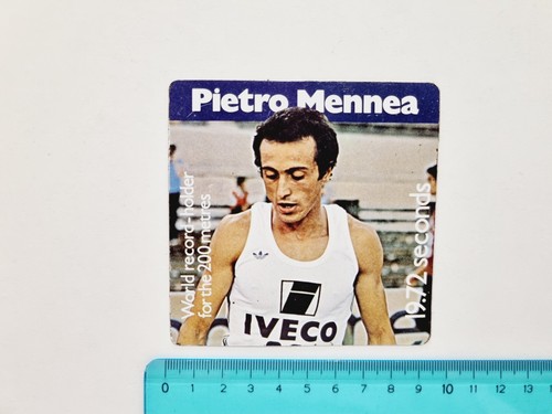 Adesivo pietro mennea - adesivo,