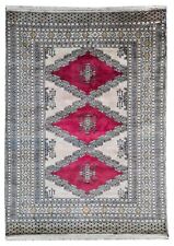 TAPPETO BUKARA TEKKEH PERSIANO VECCHIO MIS:190X125 CM