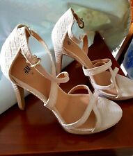 SANDALI eleganti ROSA ANTICO PRIMAVERA scarpe numero 39 *NUOVE* donna