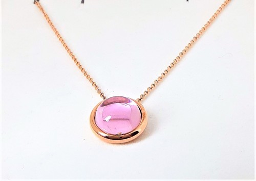 Collana donna acciaio - acciaio, rosé