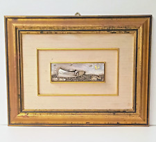 Quadro opera bassorilievo in argento produzione studio Ottaviani vintage