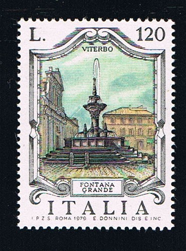 Italia francobollo fontana - italia,