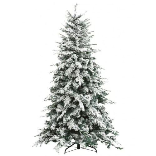 Albero natale innevato - natale,