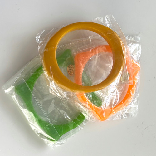 Set tre bracciali plastica - bracciali,