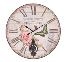 Orologio muro tondo pendolo